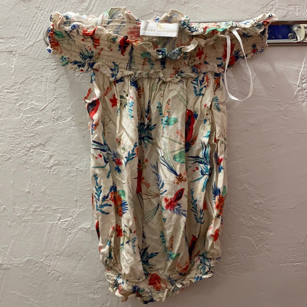 Amanda Uprichard off shoulder blouse